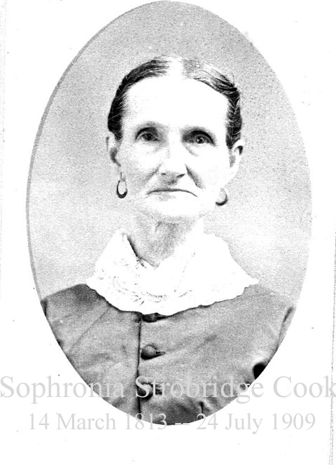 Cook, Sophronia Strobridge (14 March 1813 - 24 July 1909)